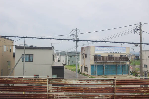 Tren expreso vista de Sapporo y Asahikawa — Foto de Stock