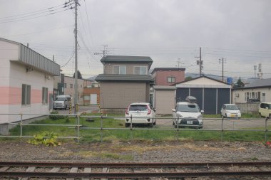 Sapporo ve Asahikawa hızlı tren görünümü