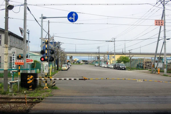 Vista expressa do trem de Sapporo e Asahikawa — Fotografia de Stock