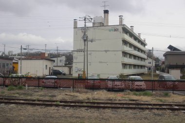 Sapporo ve Asahikawa hızlı tren görünümü