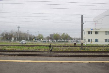 Sapporo ve Asahikawa hızlı tren görünümü