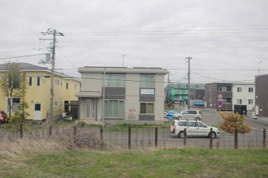 Sapporo ve Asahikawa hızlı tren görünümü