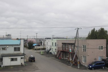 Sapporo ve Asahikawa hızlı tren görünümü