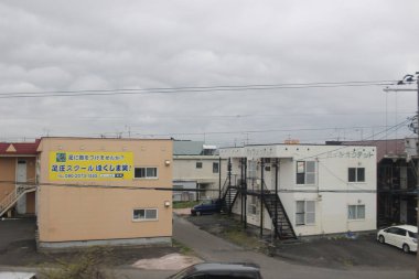 Sapporo ve Asahikawa hızlı tren görünümü