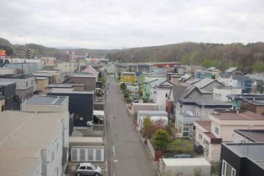 Sapporo ve Asahikawa hızlı tren görünümü