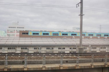 Sapporo ve Asahikawa hızlı tren görünümü