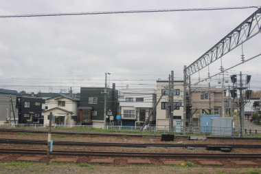 Sapporo ve Asahikawa hızlı tren görünümü