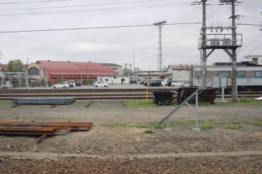 Sapporo ve Asahikawa hızlı tren görünümü