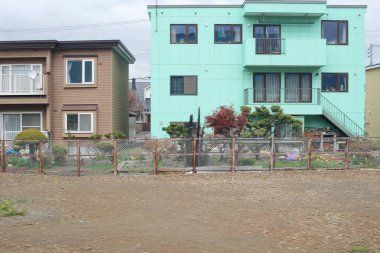 Sapporo ve Asahikawa hızlı tren görünümü