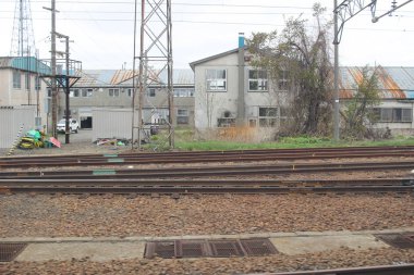 Sapporo ve Asahikawa hızlı tren görünümü