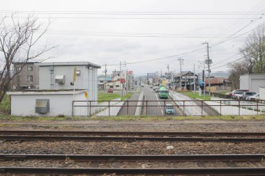 Sapporo ve Asahikawa hızlı tren görünümü