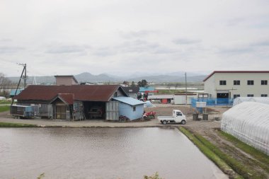 Sapporo ve Asahikawa hızlı tren görünümü