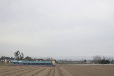 Sapporo ve Asahikawa hızlı tren görünümü