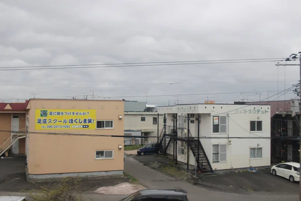 Tren expreso vista de Sapporo y Asahikawa — Foto de Stock