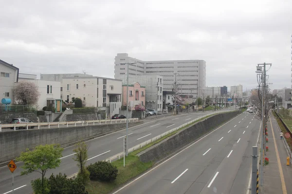 Sapporo ve Asahikawa hızlı tren görünümü — Stok fotoğraf