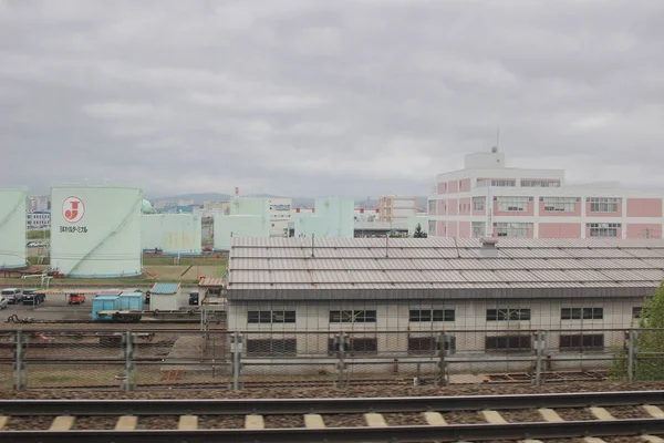 Schnellzugblick auf Sapporo und Asahikawa — Stockfoto