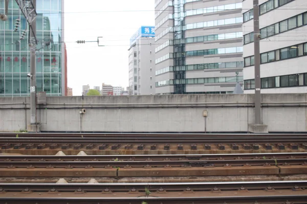 Tren expreso vista de Sapporo y Asahikawa — Foto de Stock