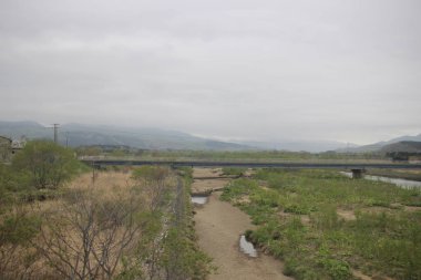 Sapporo ve Asahikawa hızlı tren görünümü