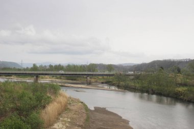 Sapporo ve Asahikawa hızlı tren görünümü