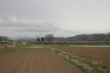 Sapporo ve Asahikawa hızlı tren görünümü