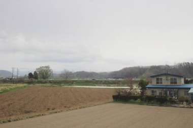 Sapporo ve Asahikawa hızlı tren görünümü