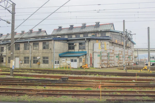 Sneltrein weergave van Sapporo en Asahikawa — Stockfoto