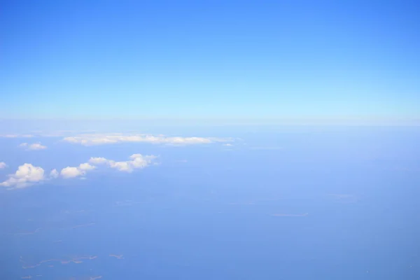 Vista de ângulo alto de uma ilha — Fotografia de Stock