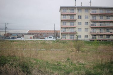 Sapporo ve Asahikawa hızlı tren görünümü