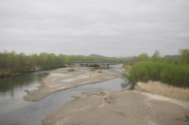 Sapporo ve Asahikawa hızlı tren görünümü