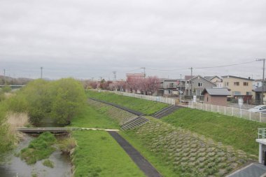 Sapporo ve Asahikawa hızlı tren görünümü