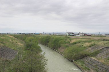 Sapporo ve Asahikawa hızlı tren görünümü