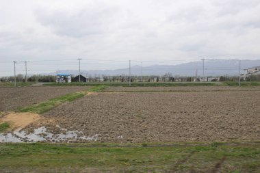 Sapporo ve Asahikawa hızlı tren görünümü
