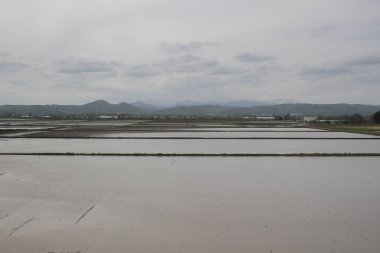 Sapporo ve Asahikawa hızlı tren görünümü