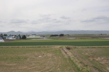 Sapporo ve Asahikawa hızlı tren görünümü