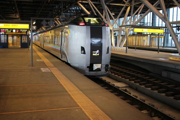 A estação de Asahikawa HOKKAIDO, JAPÃO — Fotografia de Stock