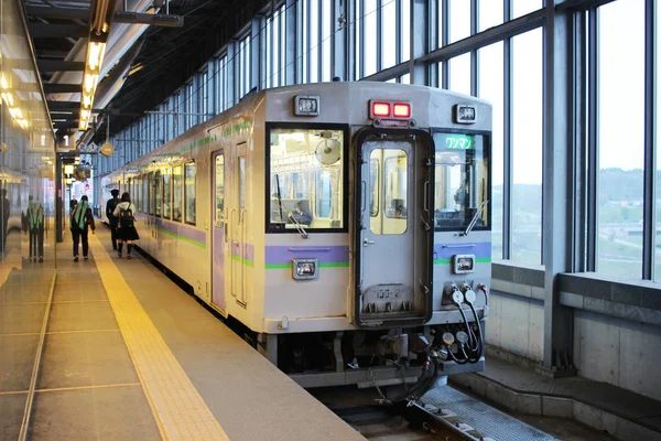 아사히카와 역입니다. 홋카이도, 일본 — 스톡 사진