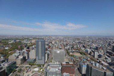 Sapporo, Hokkaido jp havadan görünümü