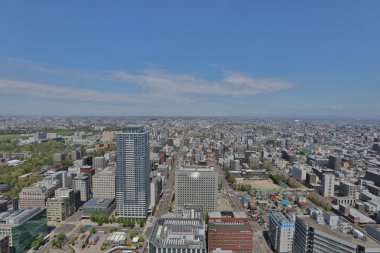 Sapporo, Hokkaido jp havadan görünümü