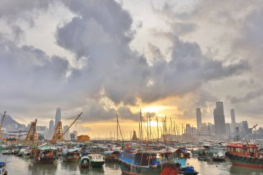 Causeway Bay tayfun Shelter.2017 görünümünü