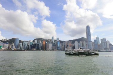 Tst geçiş Victoria Harbor feribot