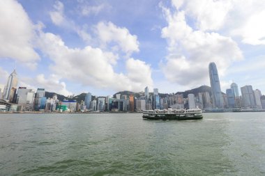 Tst geçiş Victoria Harbor feribot