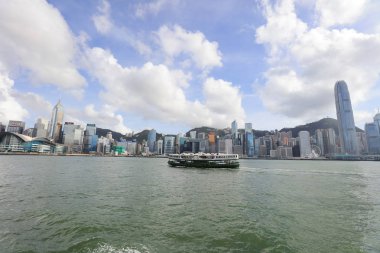 Tst geçiş Victoria Harbor feribot