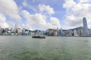 Tst geçiş Victoria Harbor feribot