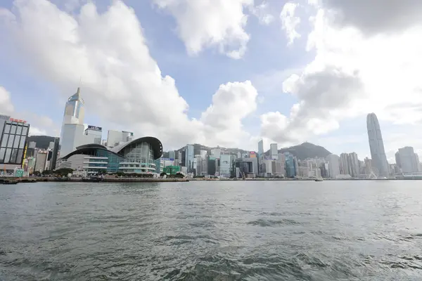 Hong Kong Limanı gün zaman 2017 — Stok fotoğraf