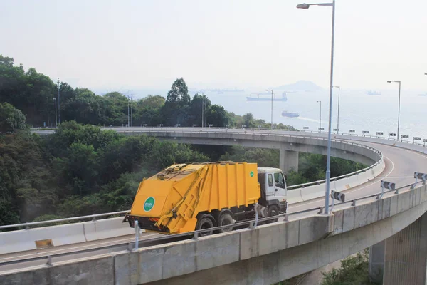 Drogi, autostrady w hong Kongu — Zdjęcie stockowe