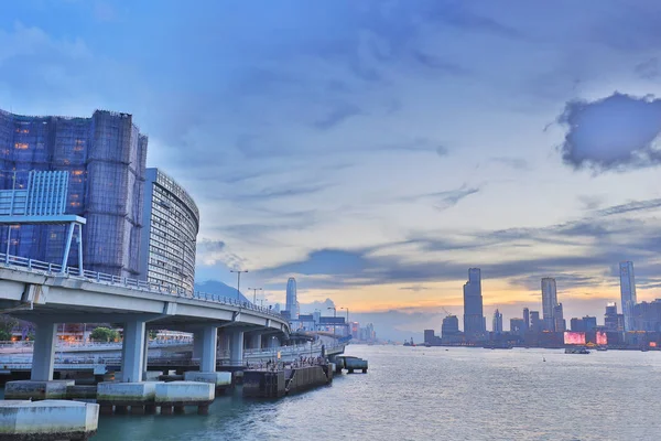 Punto norte vista del muelle del lado kowloon — Foto de Stock