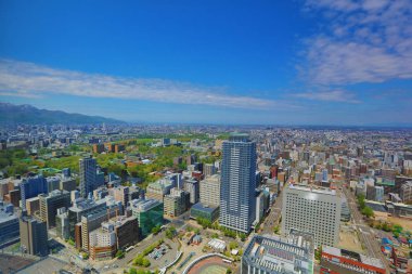 Sapporo kapalı gözlem güverte görünümünü 