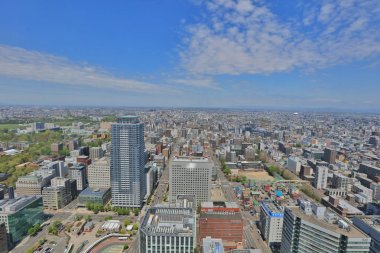 Sapporo kapalı gözlem güverte görünümünü 