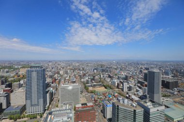 Sapporo kapalı gözlem güverte görünümünü 