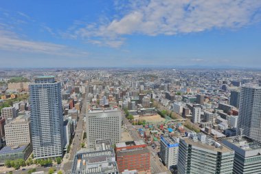 Sapporo kapalı gözlem güverte görünümünü 